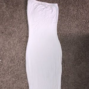 White tube dress good condition from shein